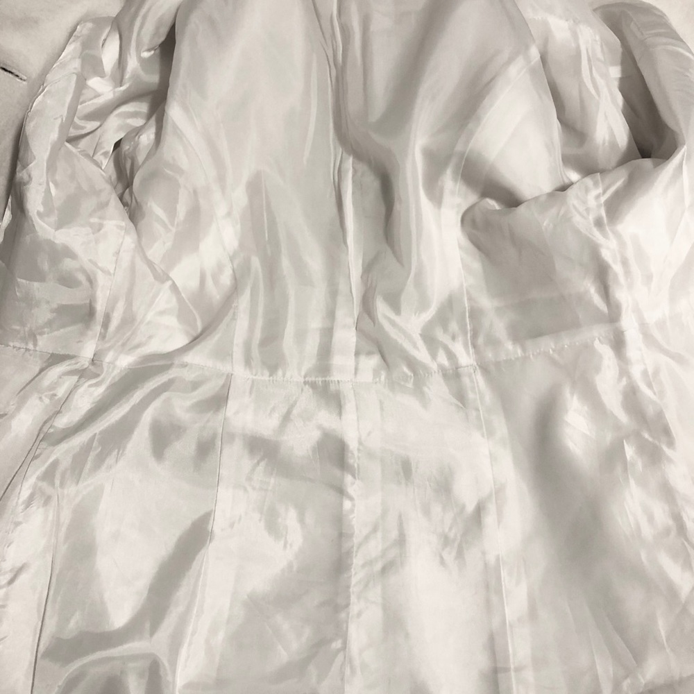 Angora wool ivory coat M - Picture 3 of 12